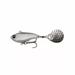 Savage Gear Fat Tail Spin 8cm 24g Coulant Blanc Argent