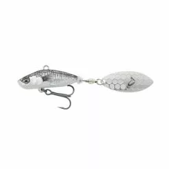 Savage Gear 3D Sticklebait Tailspin 6.5cm 9g Coulant Noir Argent