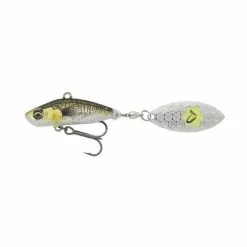 Savage Gear 3D Sticklebait Tailspin 6.5cm 9g Coulant Noir Argent