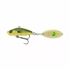 Savage Gear 3D Sticklebait Tailspin 6.5cm 9g Coulant Noir Argent