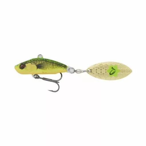 Savage Gear 3D Sticklebait Tailspin 6.5cm 9g Coulant Noir Argent -Cannes à lancer d'appâts Soldes 2023 76809 550x550 3