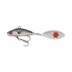 Savage Gear 3D Sticklebait Tailspin 6.5cm 9g Coulant Noir Argent