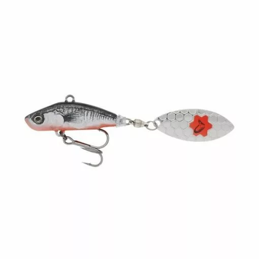 Savage Gear 3D Sticklebait Tailspin 6.5cm 9g Coulant Noir Argent -Cannes à lancer d'appâts Soldes 2023 76810 550x550 2