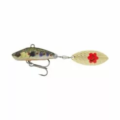 Savage Gear 3D Sticklebait Tailspin 6.5cm 9g Coulant Noir Argent