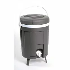 EDA Eau -Récipient à Jus Avec Robinet Gris 8 Litres -Cannes à lancer d'appâts Soldes 2023 EDA20Water20 Sapcontainer20Met20kraan20Grijs20820Liter201 550x550h