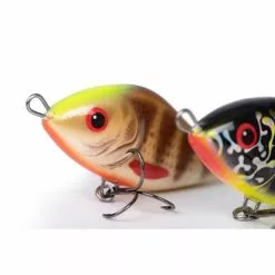 Salmo Slider Naufrage 7cm Holographique Super Bleak -Cannes à lancer d'appâts Soldes 2023 qsd417 salmo slider sinking spotted brown perch detail 550x550w 10