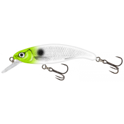 Salmo Slick Stick Flottant 6cm Vert Bone Flash